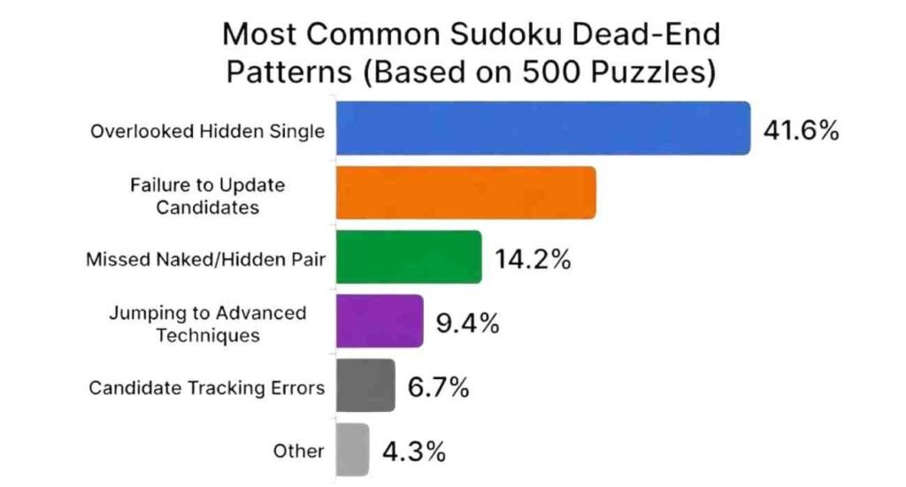 Sudoku dead end pattern graph